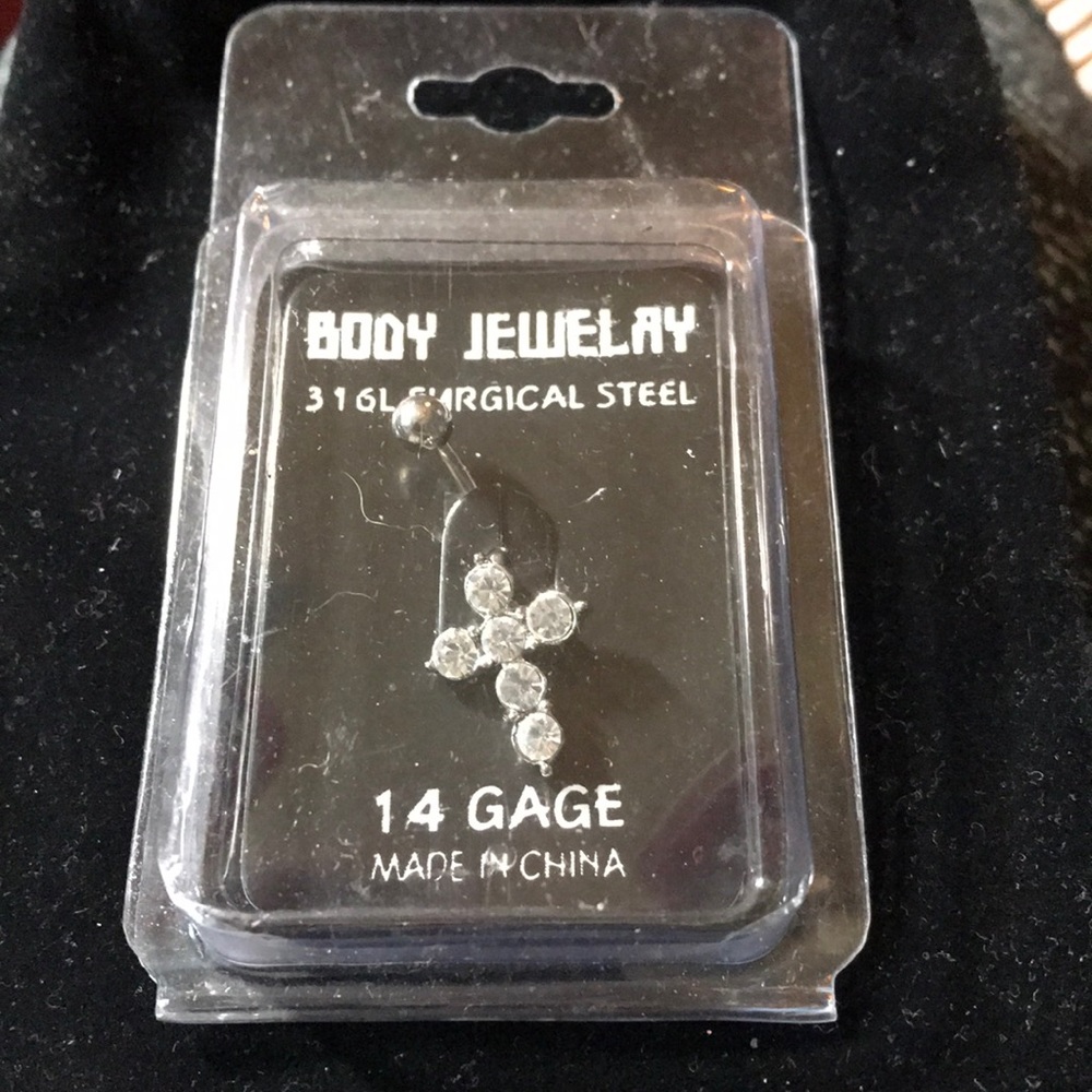 Crystal cross body jewelry